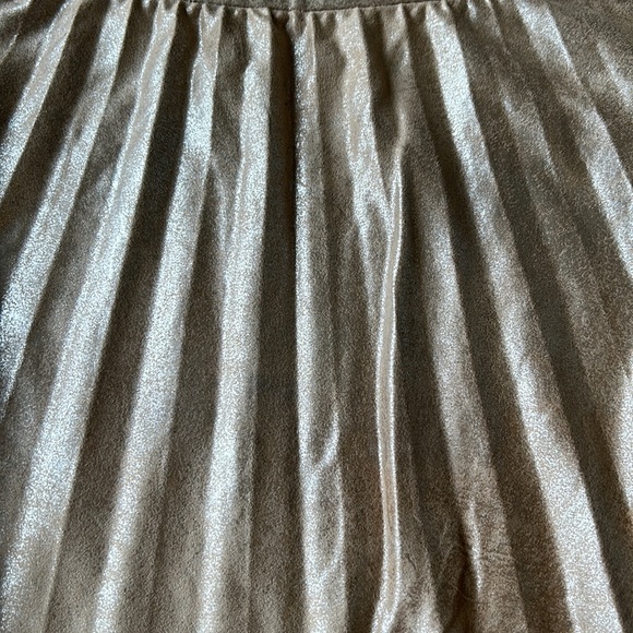 Anthropologie Mid Length metallic skirt - Picture 2 of 2